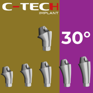 MUA 30° angled abutments CP/EL