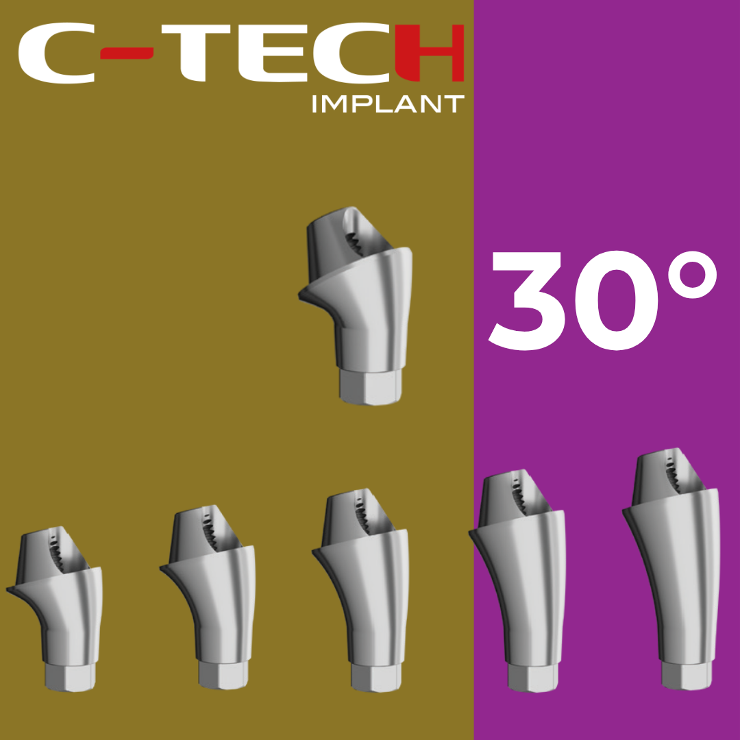 MUA 30° angled abutments CP/EL