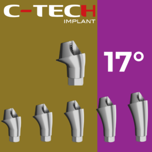 MUA 17° angled abutments CP/EL